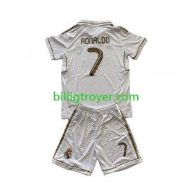 Billige Fotballdrakter Real Madrid Cristiano Ronaldo 7 Barn Retro Hjemmedraktsett 2011-2012 Kortermet